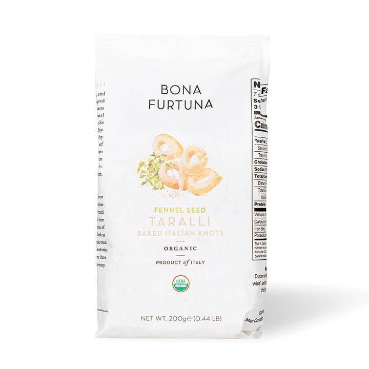 Organic Fennel Taralli for wholesale by Bona Furtuna