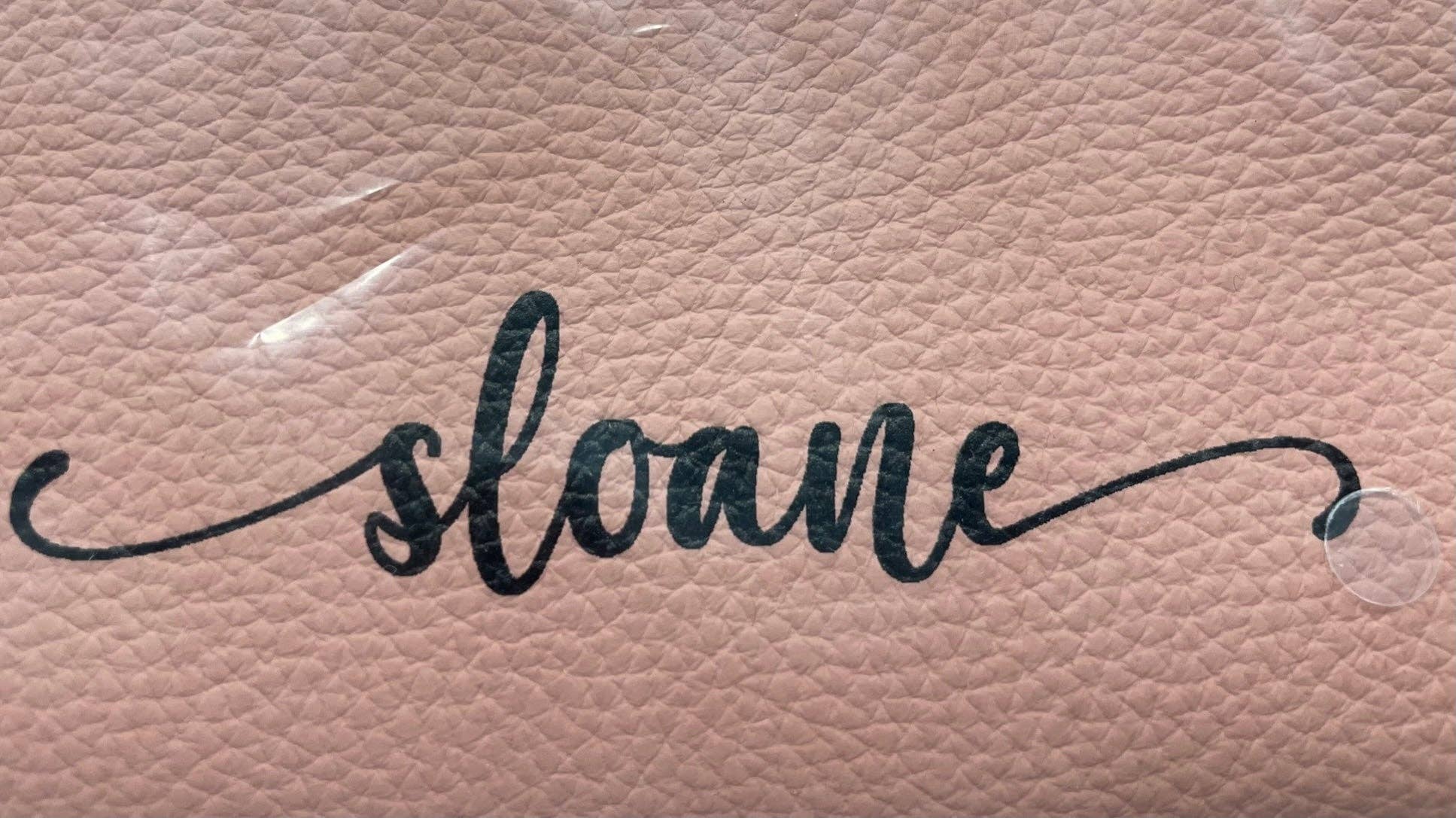 The Classy Cloth WS - Wholesale Make-up/cosmetic bag - Pebble Leather Cosmetic Bag - Monogrammed23