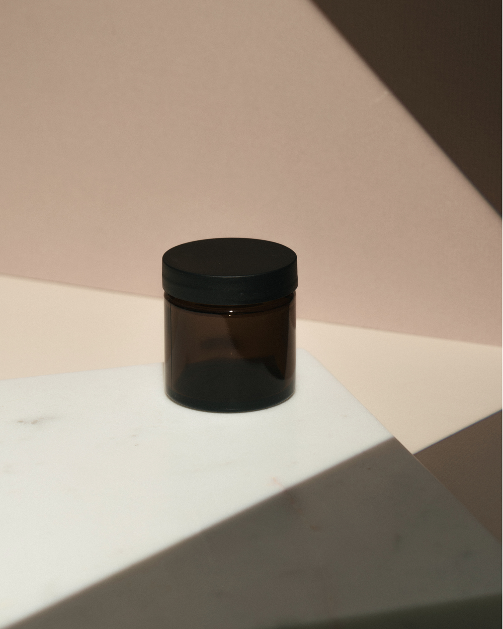 Own – wholesale Jar/filled candle – White Label 60ml Amber Glass Soy Candle0