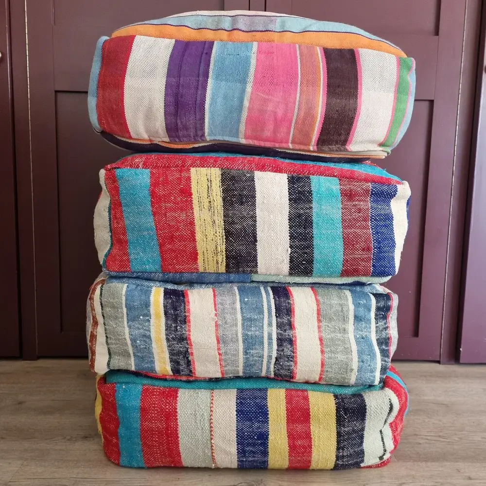 High crafty – cama - Cão por atacado – Capa de Almofada para Cão Marroquina Feita à Mão – Têxtil Vintage para Chão1