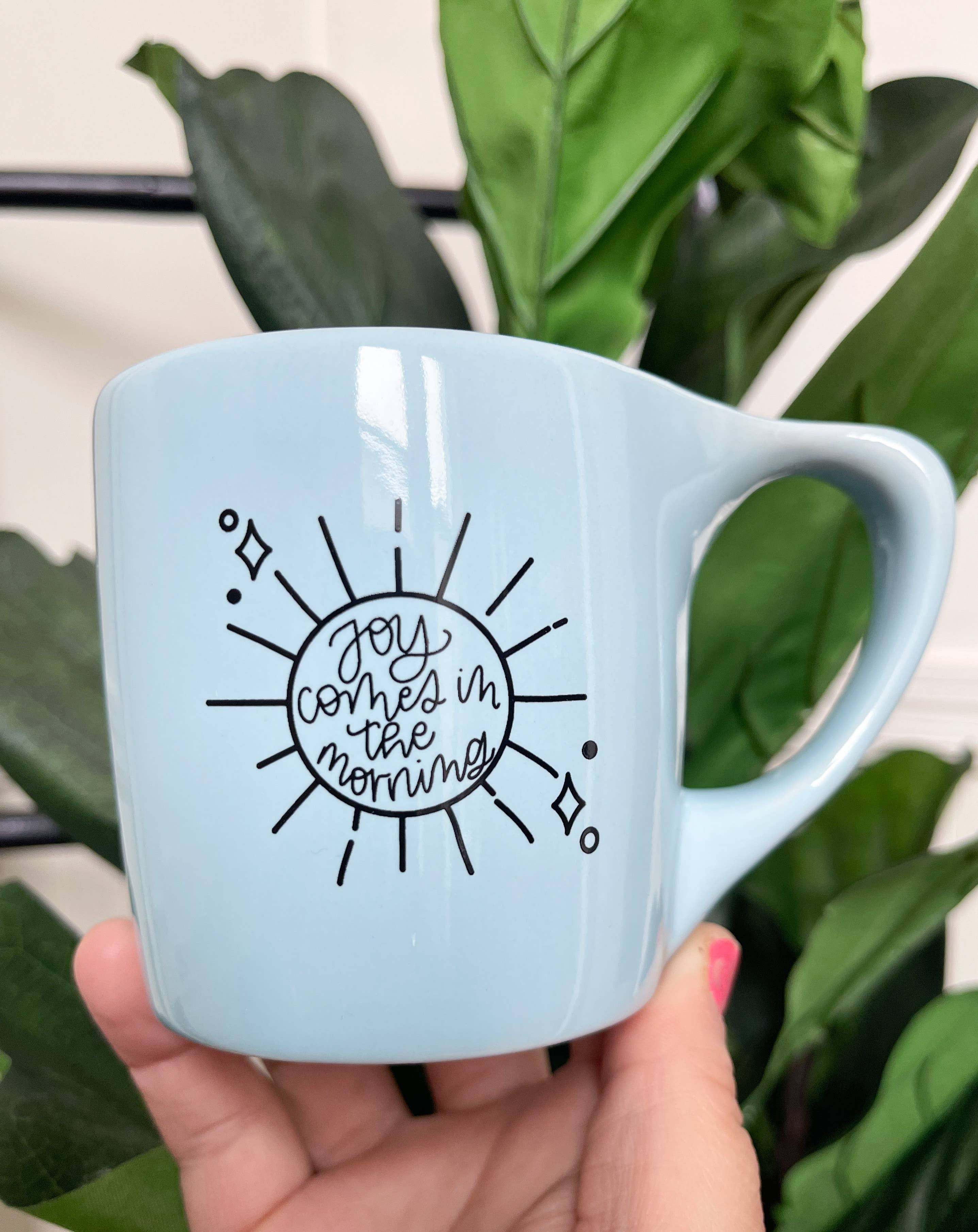 Wild & Precious Boutique – wholesale Coffee mug – Joy Comes in the Morning Mug2