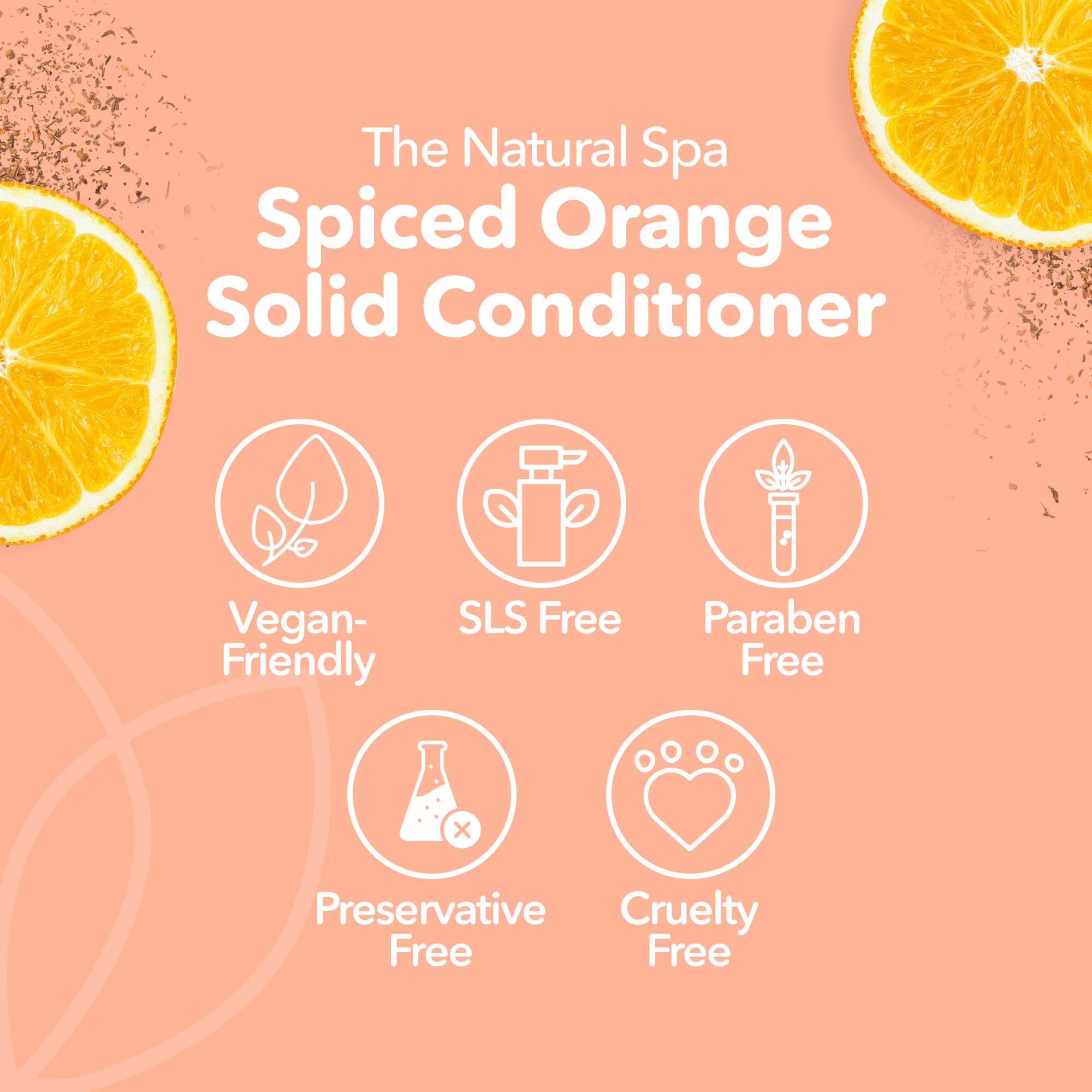 The Natural Spa Cosmetics - Vendita all'ingrosso Balsamo per capelli - Balsamo all'arancia speziata, 70 g, autunnale, per Halloween2