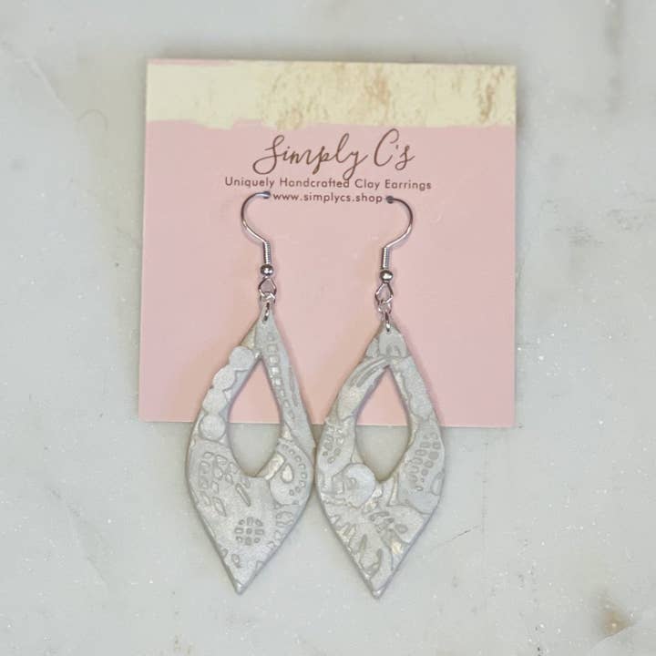 Perlenspitze - Fimo-Ohrringe für den Großhandel von Simply C's