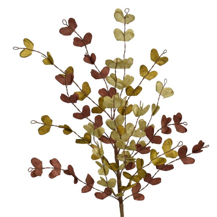 David Christopher's Collection - Wholesale Artificial Plant - 18.5" Faux Dried Paper Boxwood Spray