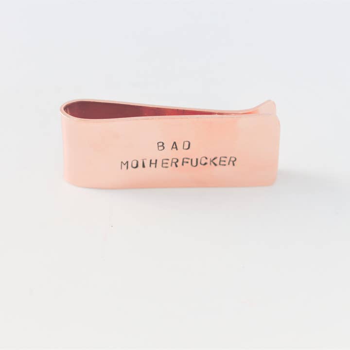 Lux + Luca Jewelry Co. – wholesale Money clip – Unisex – Money Clip Unisex Snarky Bad Motherfucker
