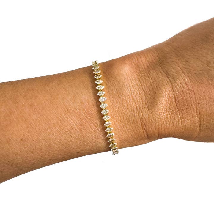 Savvy Bling - Wholesale Tennis bracelet - Semi Precious Pave Adjustable Bracelets7