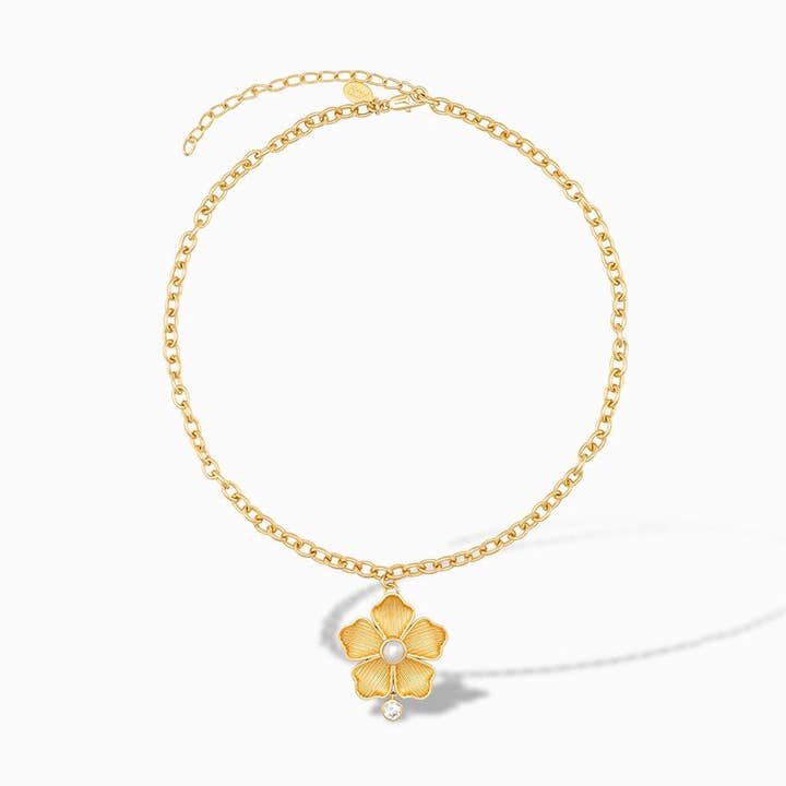 Collana Flower Power in perle per la vendita all'ingrosso da parte di Laura Foote Designs