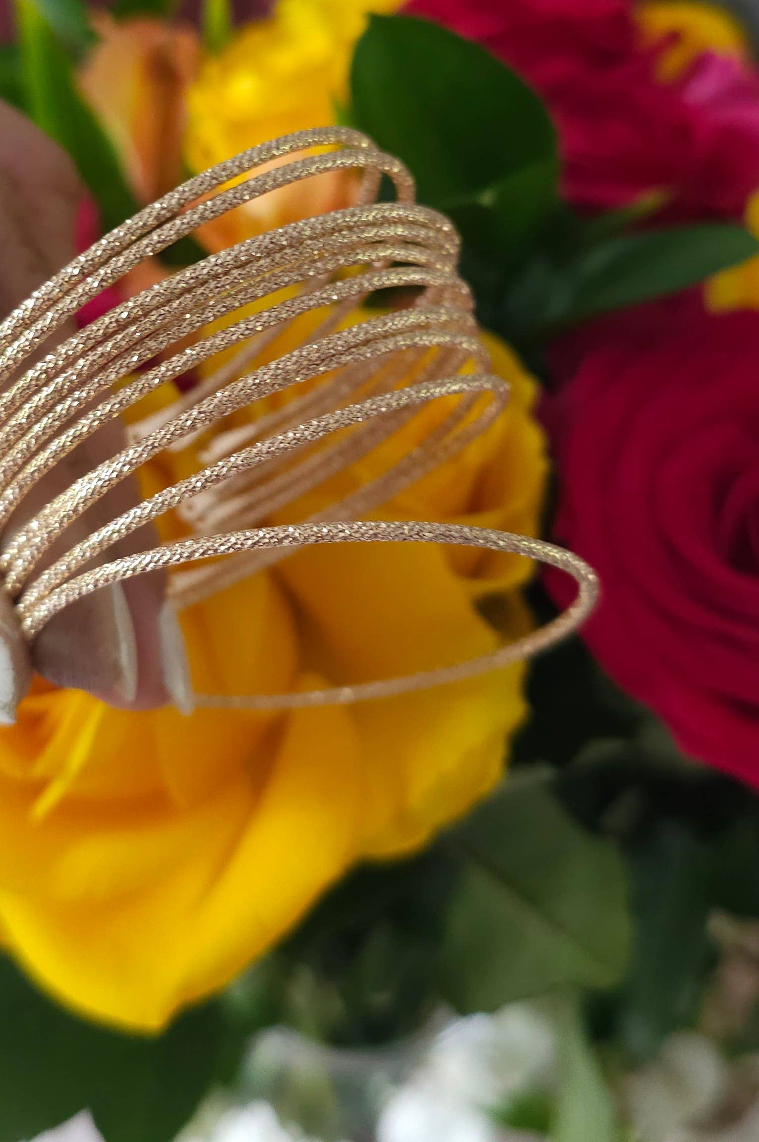 Half Moon Jewelry Designs - Wholesale Bangle Bracelet - permanent jewelry bangle (Sparkle), Bangle blank for PJ 9