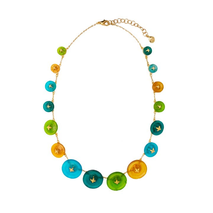 Button Statement Necklace for wholesale by Michael Vincent Michaud