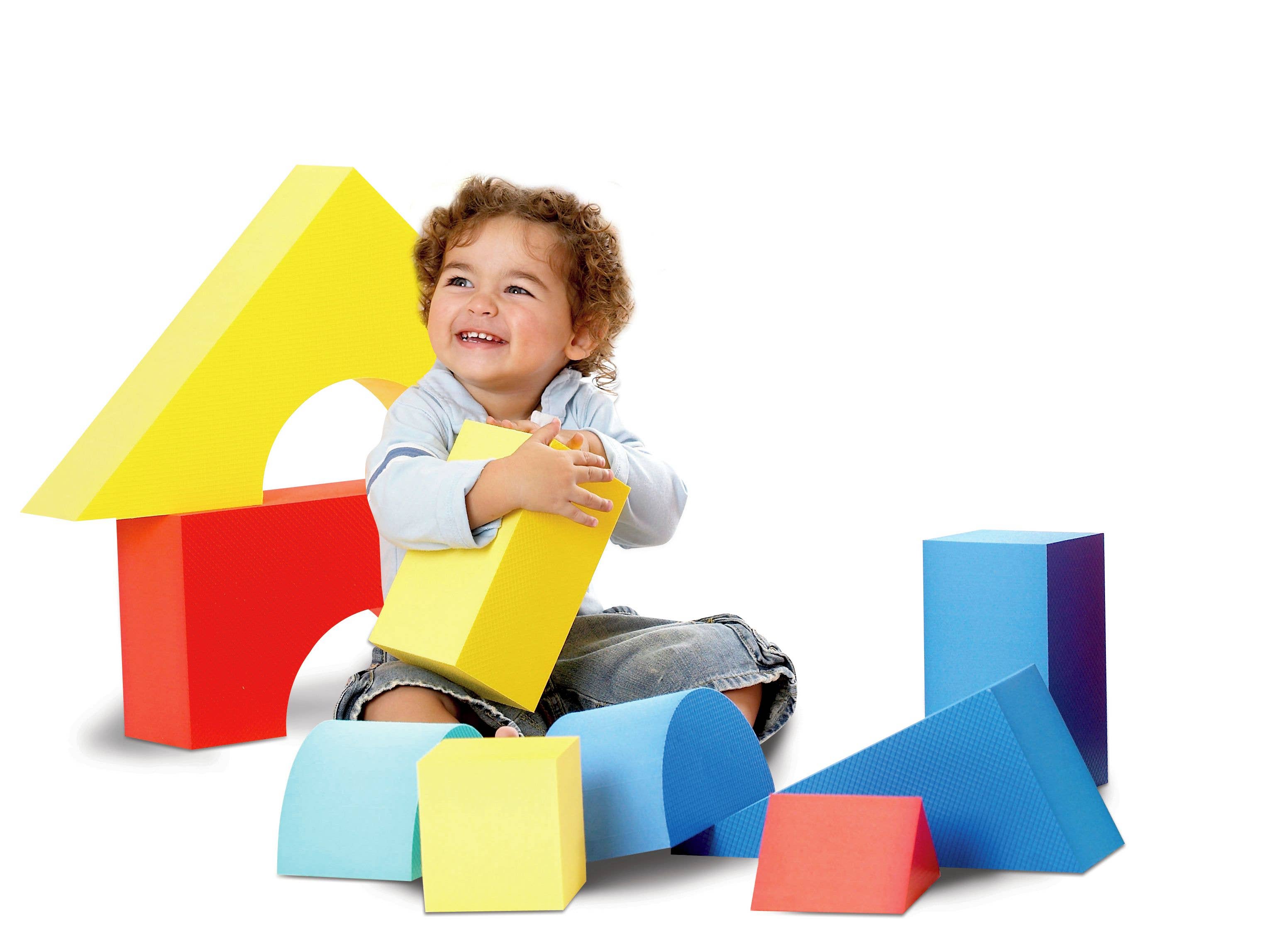 Edushape – wholesale Blocks – Kids & baby – Edushape Giant Foam Blocks - 16 Pieces1