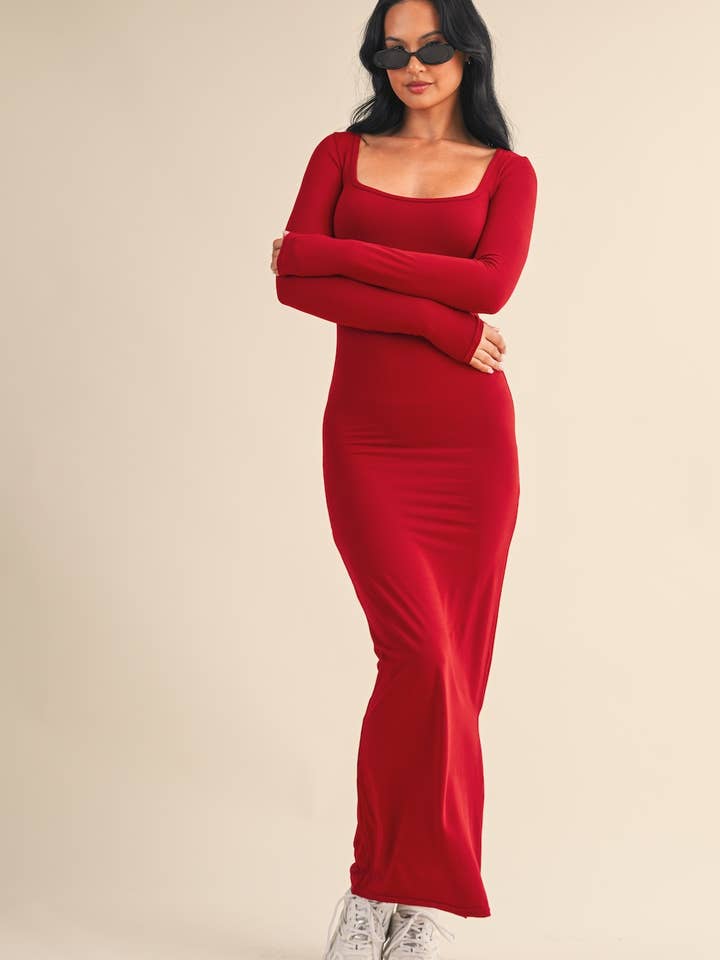 Soft Knit Jersey Maxi Dress for wholesale by KIMBERLY C