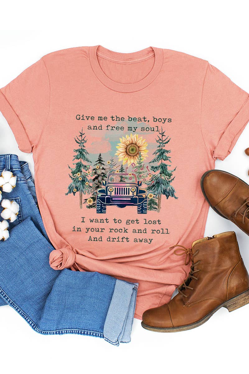 COLORBEAR - Vente T-shirt à imprimés – unisexe - DONNEZ-MOI LE RYTHME T-SHIRT UNISEXE À MANCHES COURTES5