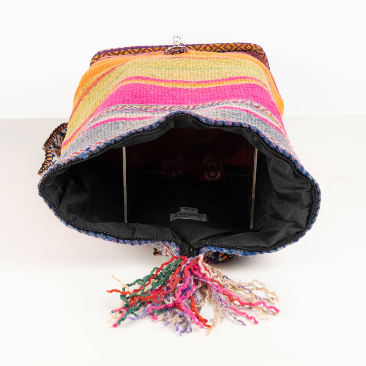 The Winding Road - Wholesale Crossbody Bag - Women's - Handwoven Sling Bag / Backpack with Zip Top from Peru10