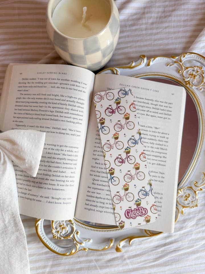 Pedals & Petals Bookmark for wholesale by gigiandbo
