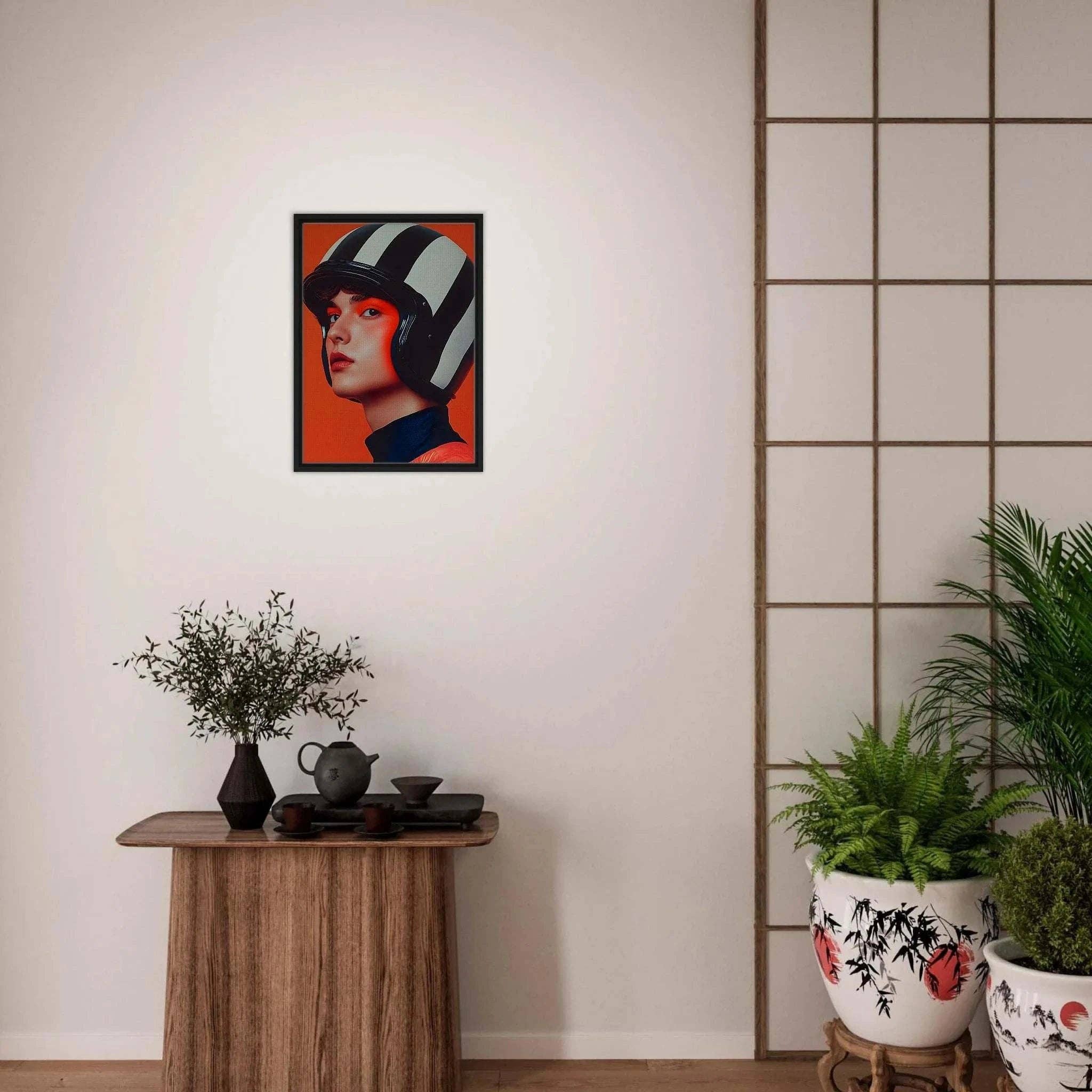 Kokodaac - Wholesale Kunstprint - Pole Position – Retrohelm met futuristische uitstraling3