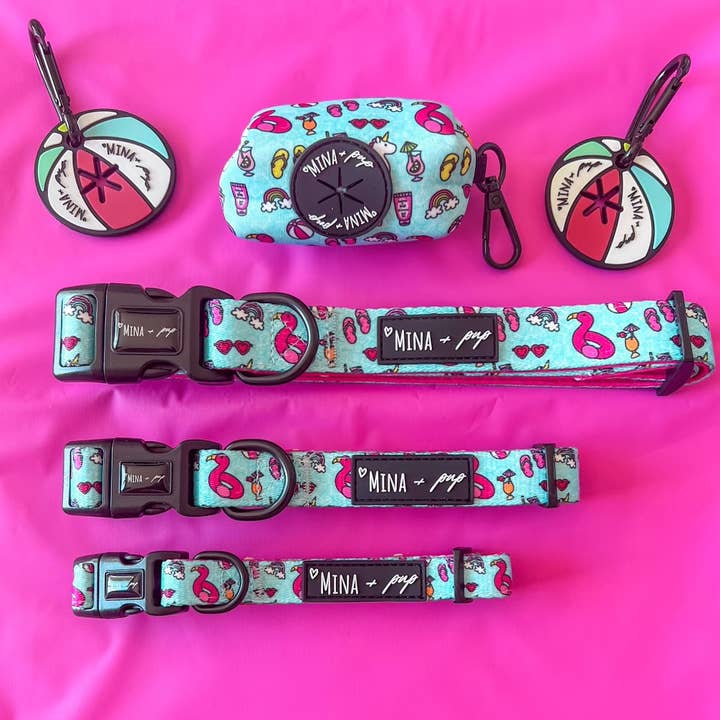 Mina + Pup - Wholesale Pet Poop Bag Dispenser - BEACH BALL DOUBLE THICKNESS AND DOUBLE SIDED POOP BUDDY7