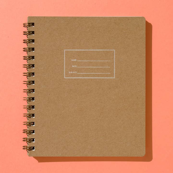Shorthand Press – wholesale Notebook – Standard Notebook - Kraft1