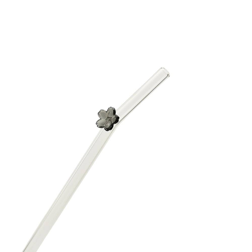 IVORE.GROUP (We cover All Import duty) – wholesale Drinking straw – Creative Colored Flower Glass Straw – Reusable Straws6