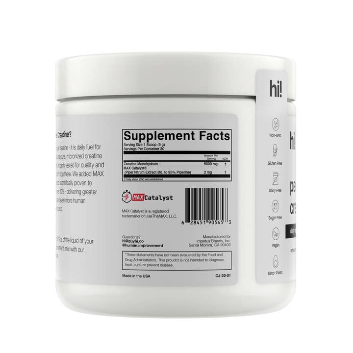 Hi! Human Improvement – Engroshandel Protein-/superfoodpulver – Performance Creatine - daglig energi til krop og sind5