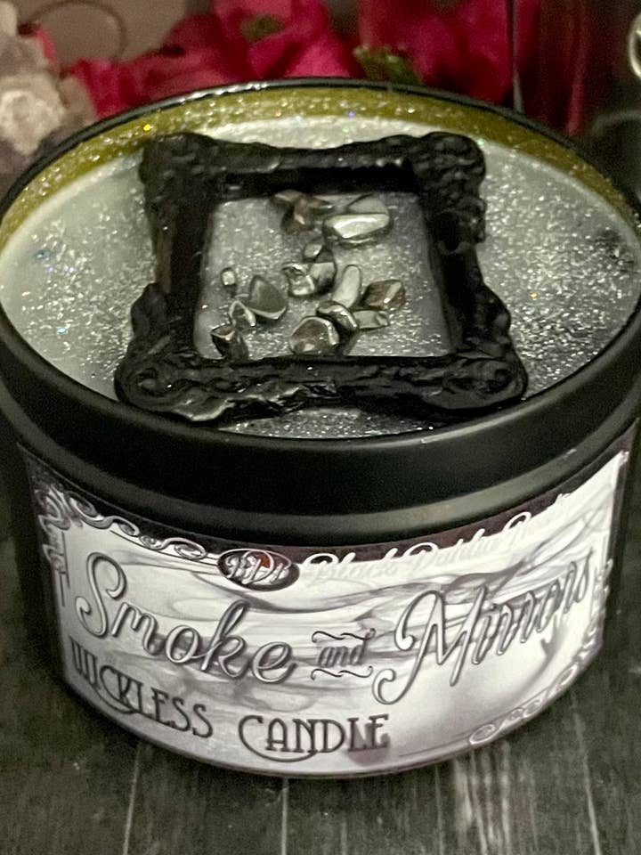 Smoke & Mirrors Wickless Candles for wholesale by Black Dahlia Boutiques