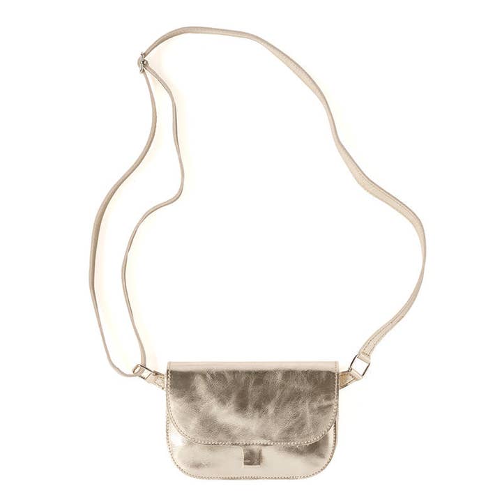 Borsa Little Fox in pelle color oro per la vendita all'ingrosso da parte di Keecie