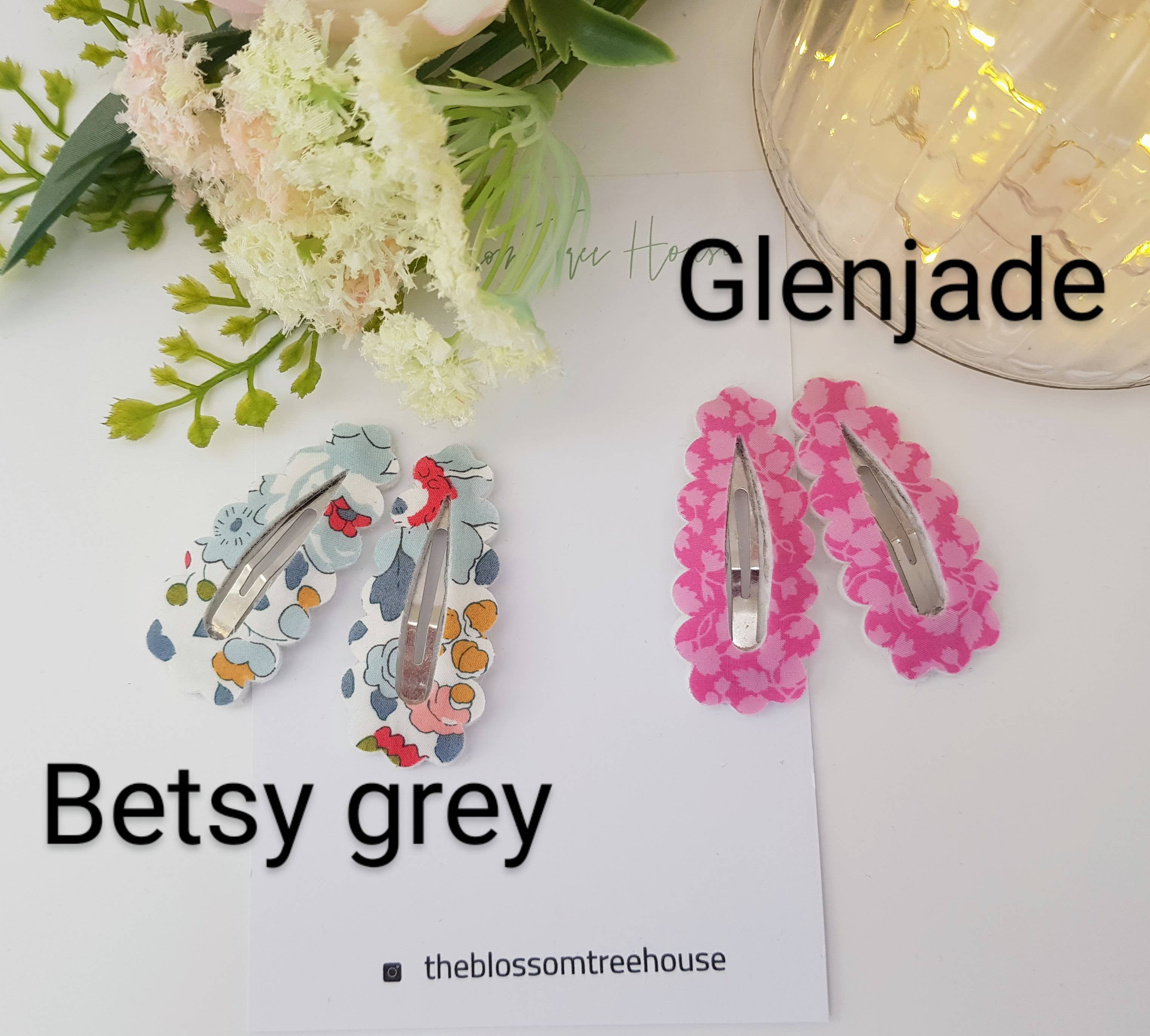 The Blossom Tree House - Wholesale Hair Clip - Kids - Liberty of London fabric hair clips2