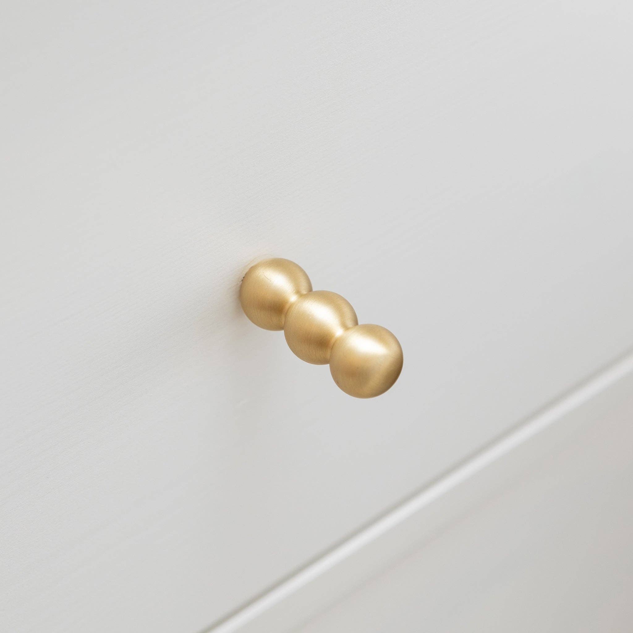 Brass bee – wholesale Knob/pull – Solid Brass Beaded Cabinet Pull Handles & Knobs - Satin Brass Finish16