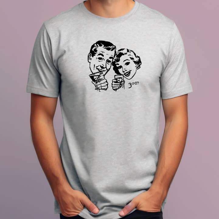 T-shirt « 3rd » pour la vente par A-Hole Shirts