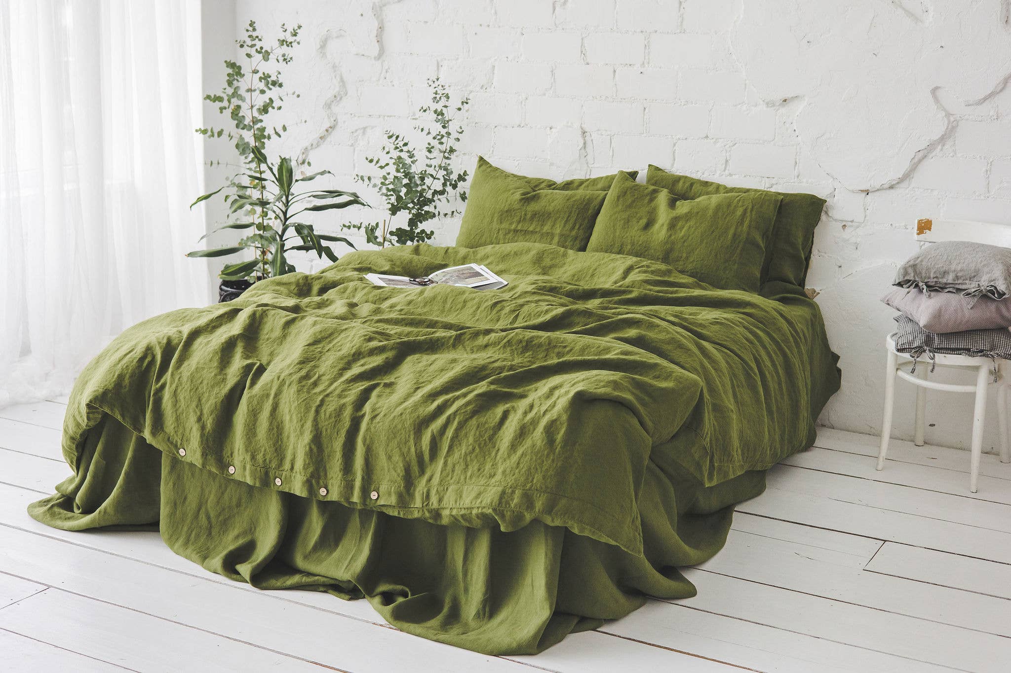 Epic Linen - Wholesale Bedding Set - Soft Linen Duvet and Pillowcase Set3