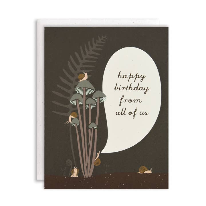 Birthday Snails Card for wholesale by June & December