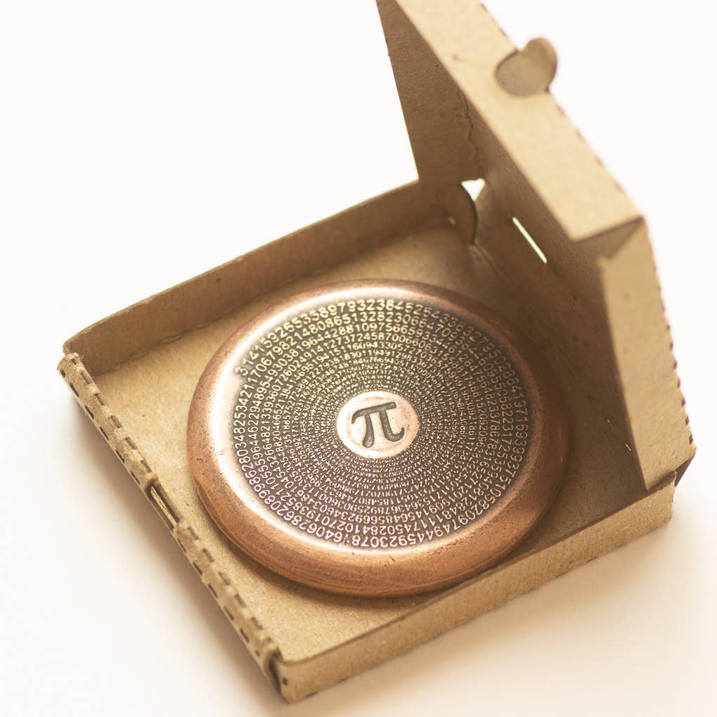 Shire Post Mint - Wholesale Keepsake Coin/Token - Pizza Pi Coin in Copper with Tiny Pizza Box6