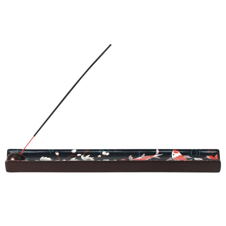 Urban Tokyo - Wholesale Incense Holder - Ceramic Incense Holder 9 inch L Japanese Koi Fish (1/36)1