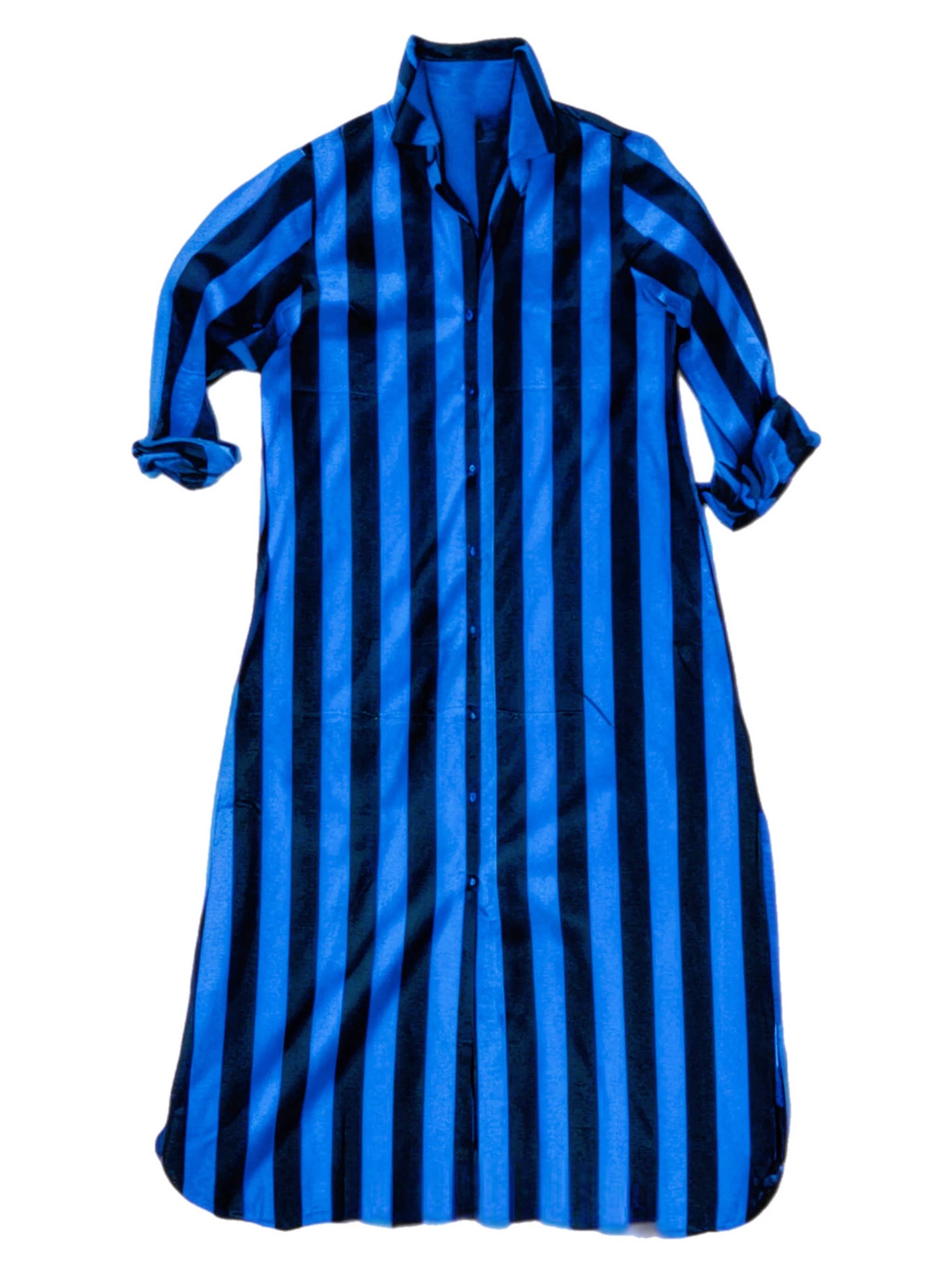 Cabana Club California - Wholesale Dress - Women's - Surf Stripe Shirt Dress5