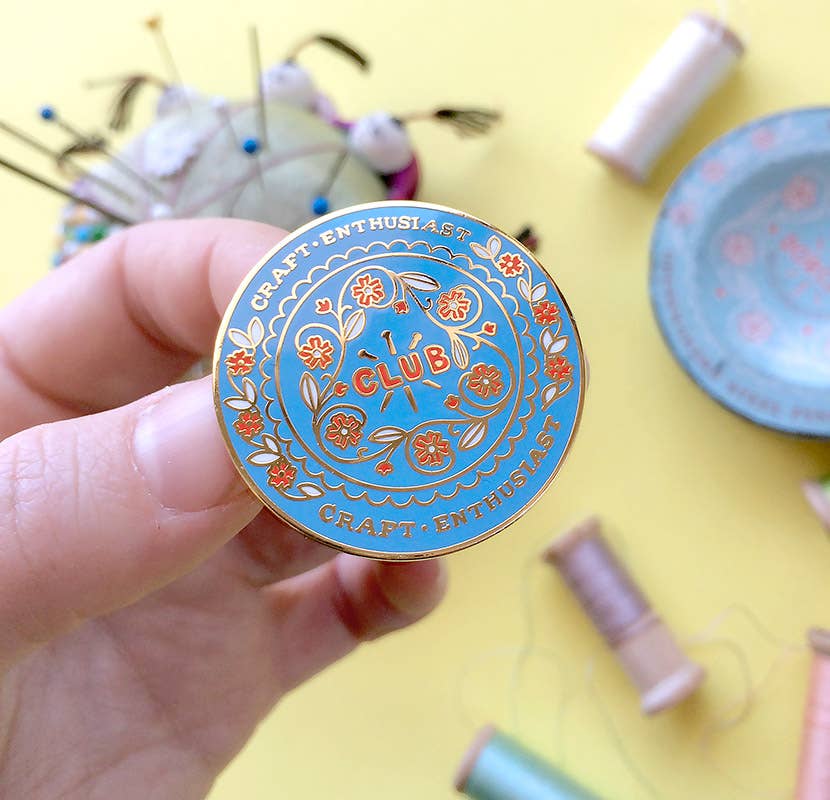 Hannakin - Wholesale Lapel pin/button - Craft Enthusiast Club - Enamel Pin0