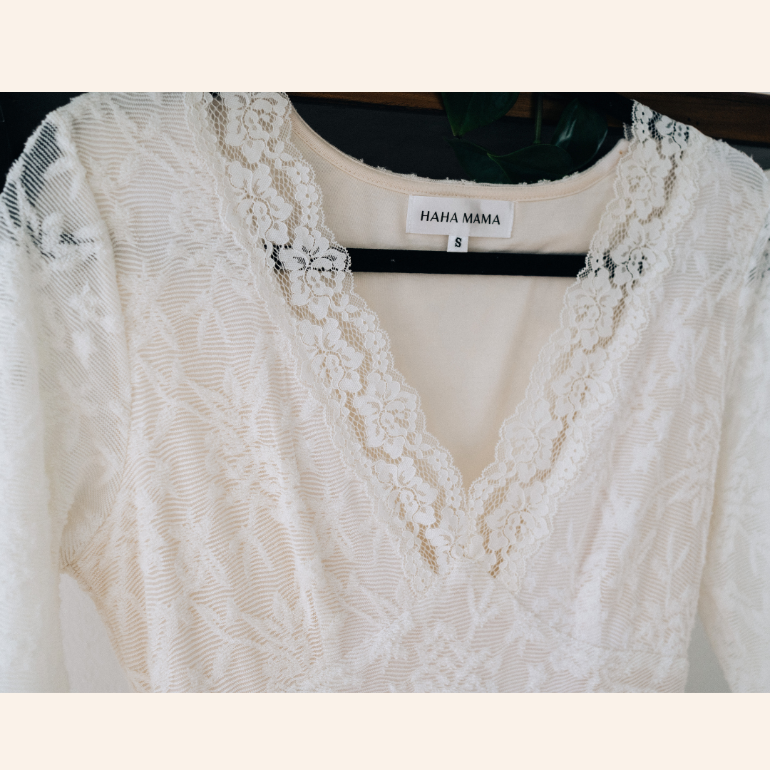 HAHA MAMA Clothing - Wholesale Mommy & Me Sets - Ivory Lace Mommy & Me Dress - Women14