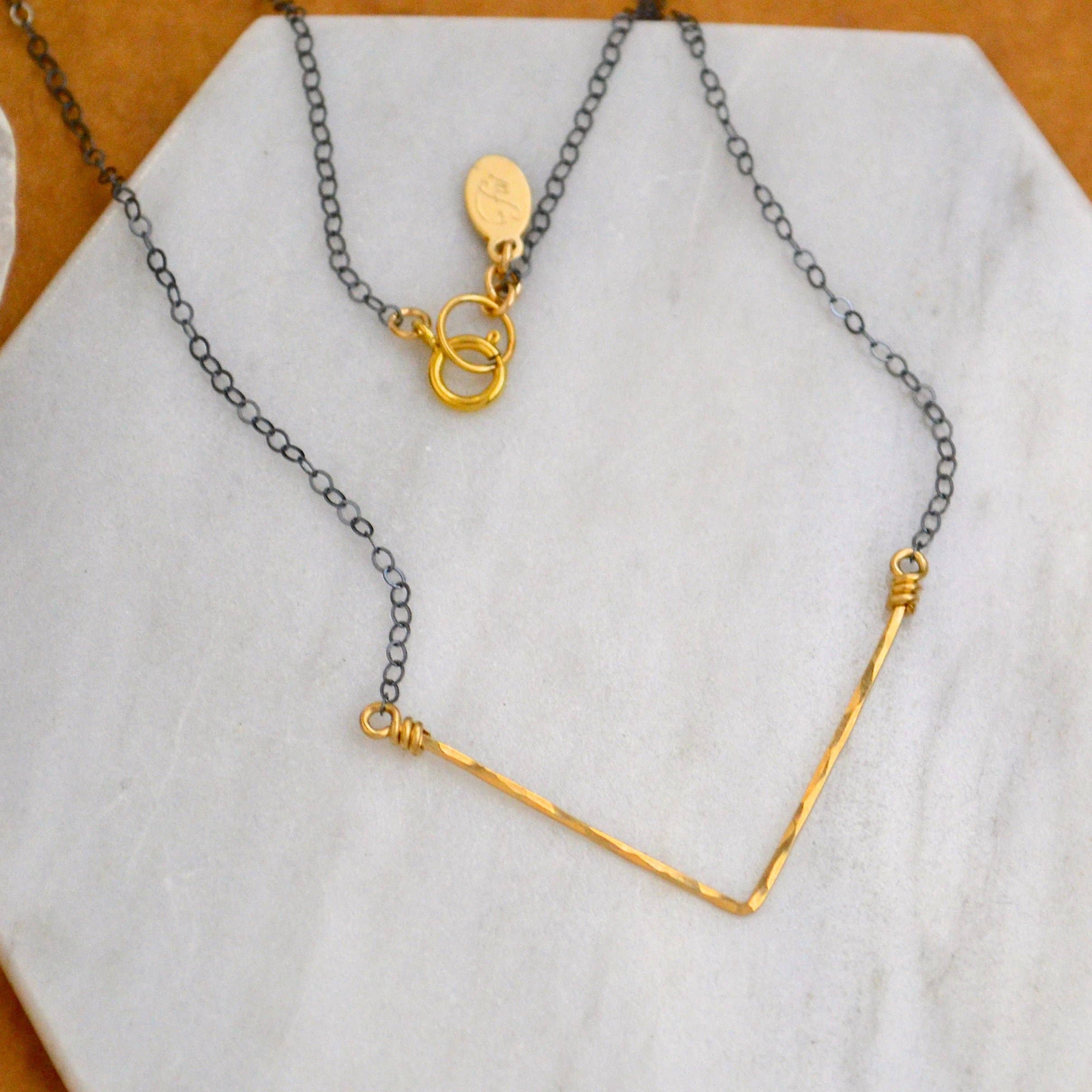 Foamy Wader - Vente Colliers à pendentif - Collier Chevron - Collier pendentif chevron v chatoyant10