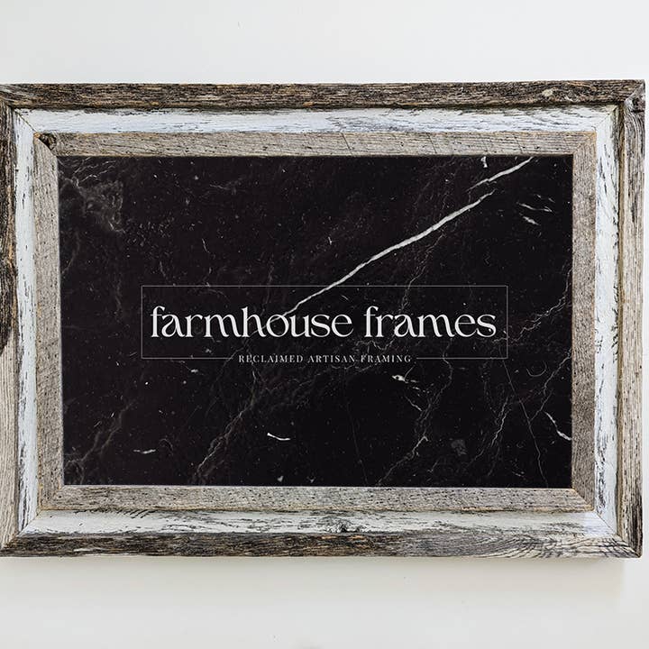 Gratiot: Hand-crafted Barn wood Picture Frame for wholesale by Farmhouse Frames