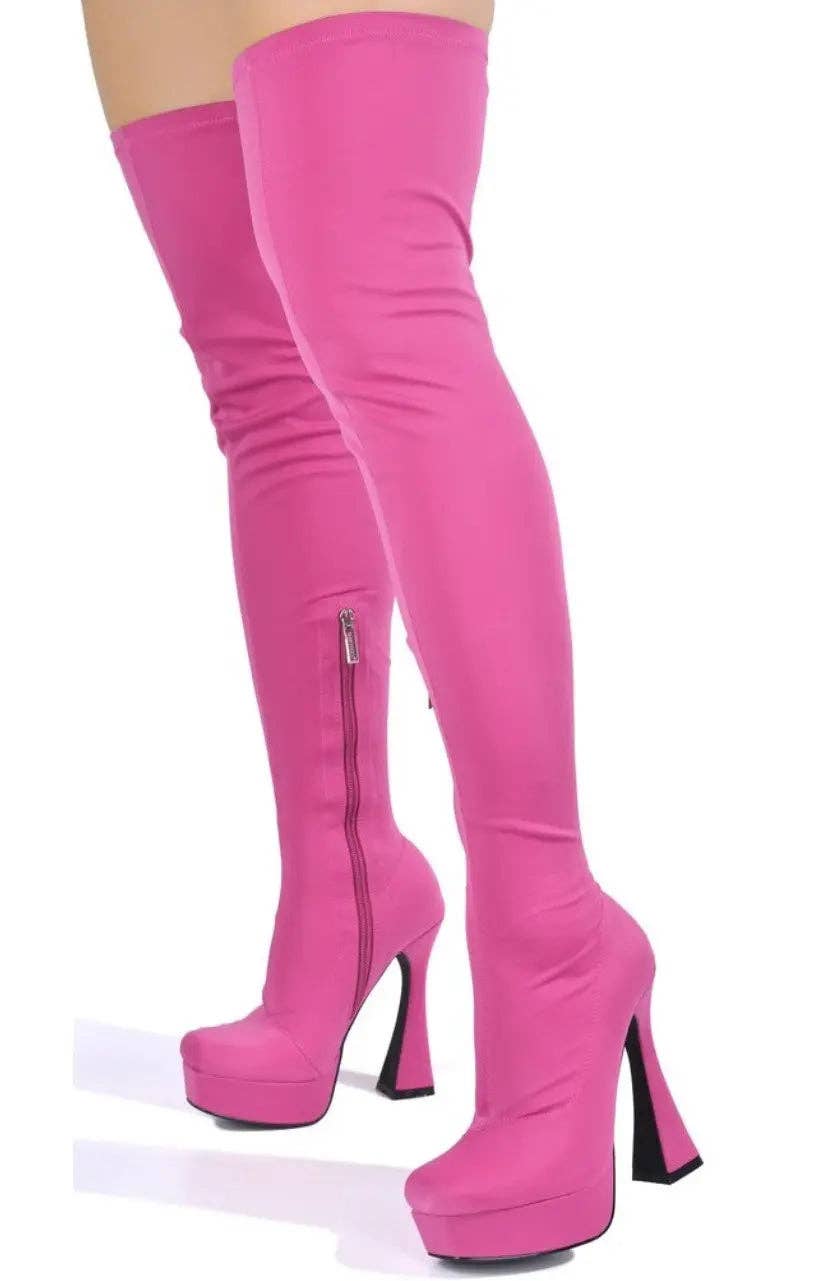 K Monae's - Wholesale Boots - Women's - "Cover" Over the Knee Boot2