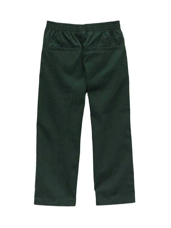 Boy Uniform all Elastic Waist Pants H. Green for wholesale on Faire