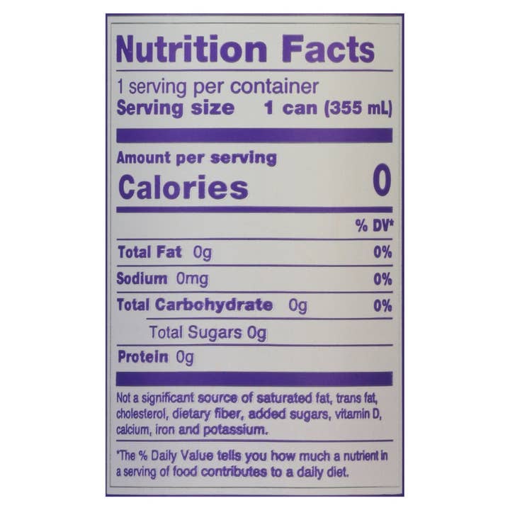 Everyday Supply Co - Wholesale Soda/Carbonated Drink - Zevia - Soda Grape - Case Of 12-12 Fz1