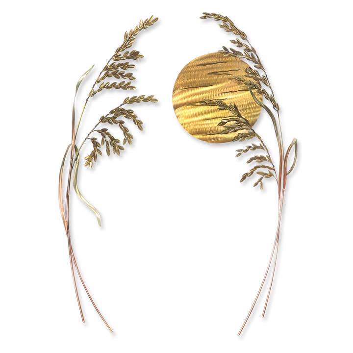 Seaoats Pair (Stainless Steel) for wholesale by Copper Art