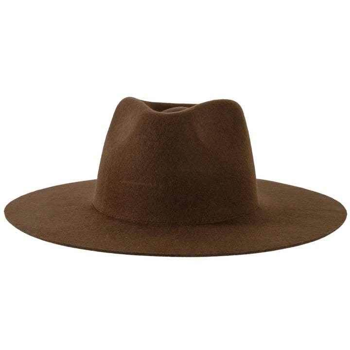 American Hat Makers - Wholesale Fedora - Uniseks - 100% wollen vilten flat brim fedora hoed - rancher stijl8
