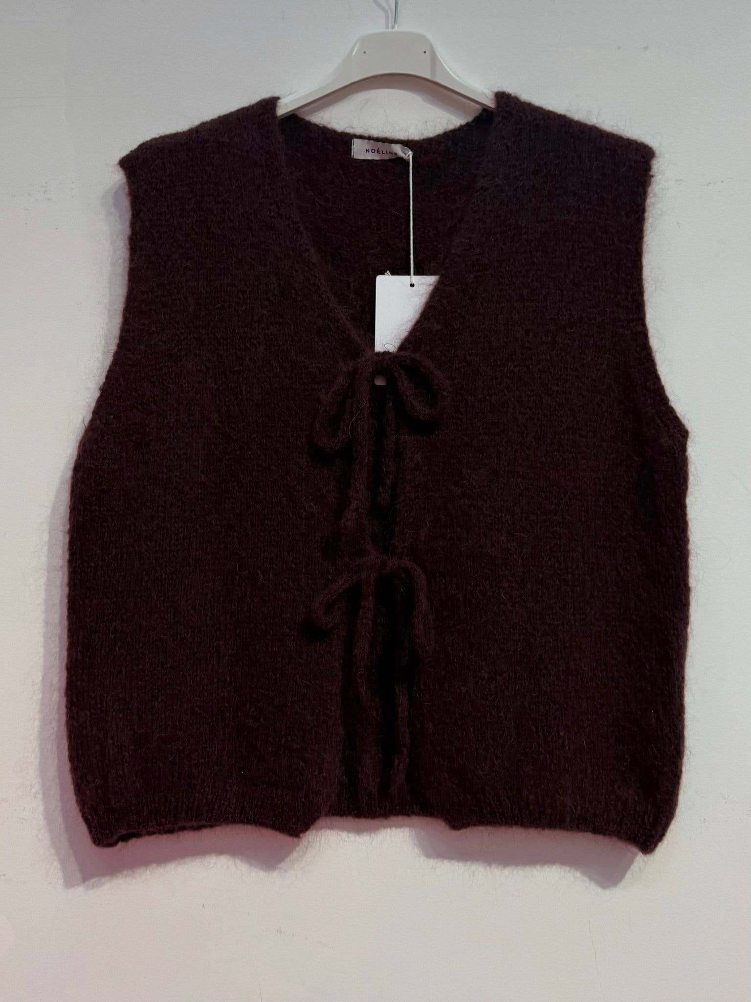 NOELINE - Vente Pull en maille – femme - Gilet en mohair et laine 767717