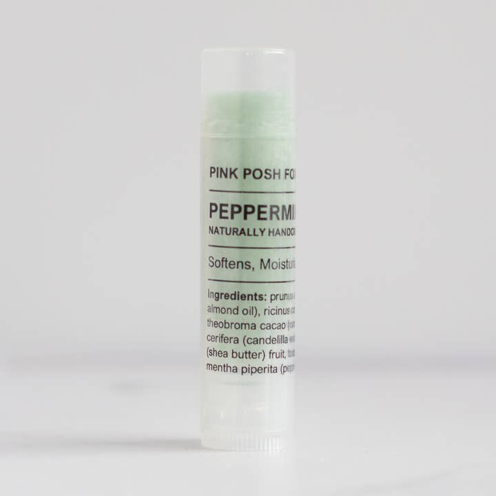Moisturizing Peppermint Lip Butter with Vitamin E for wholesale by Pink Posh Fox