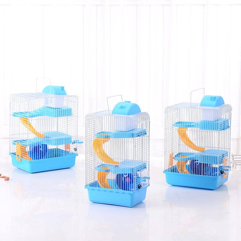 VIGOR - Wholesale Drawer Organizer - Three Storey Luxury Villa Cage Custom Fold, Hamster Cage Vil2