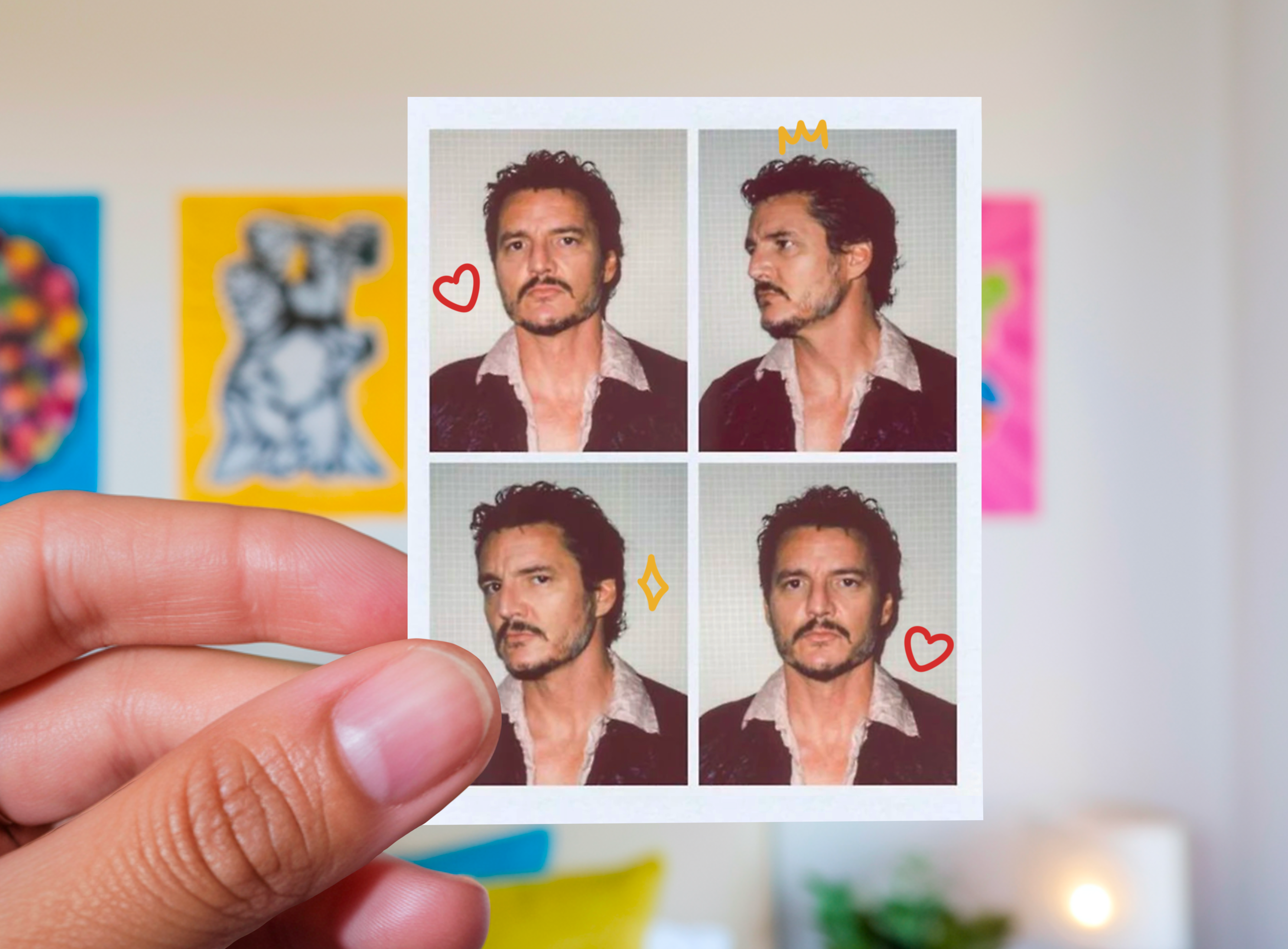 Cocollama Design - Wholesale Sticker - Pedro Pascal Sticker - Aesthetic Vinyl Decal for Laptop 1