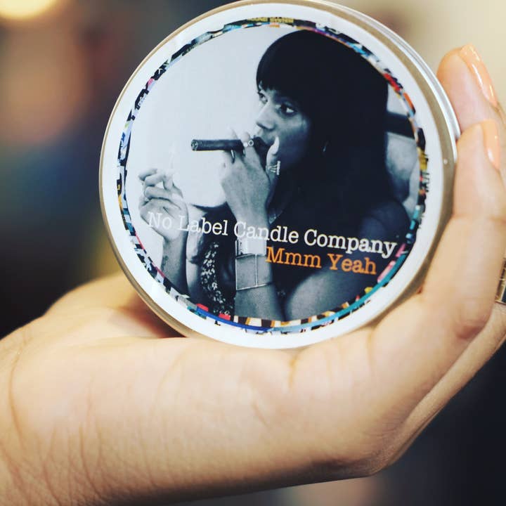 MMM Yeah (Egyptian Amber, Vanilla, & Caramel Tobacco) for wholesale by No Label Candle Company