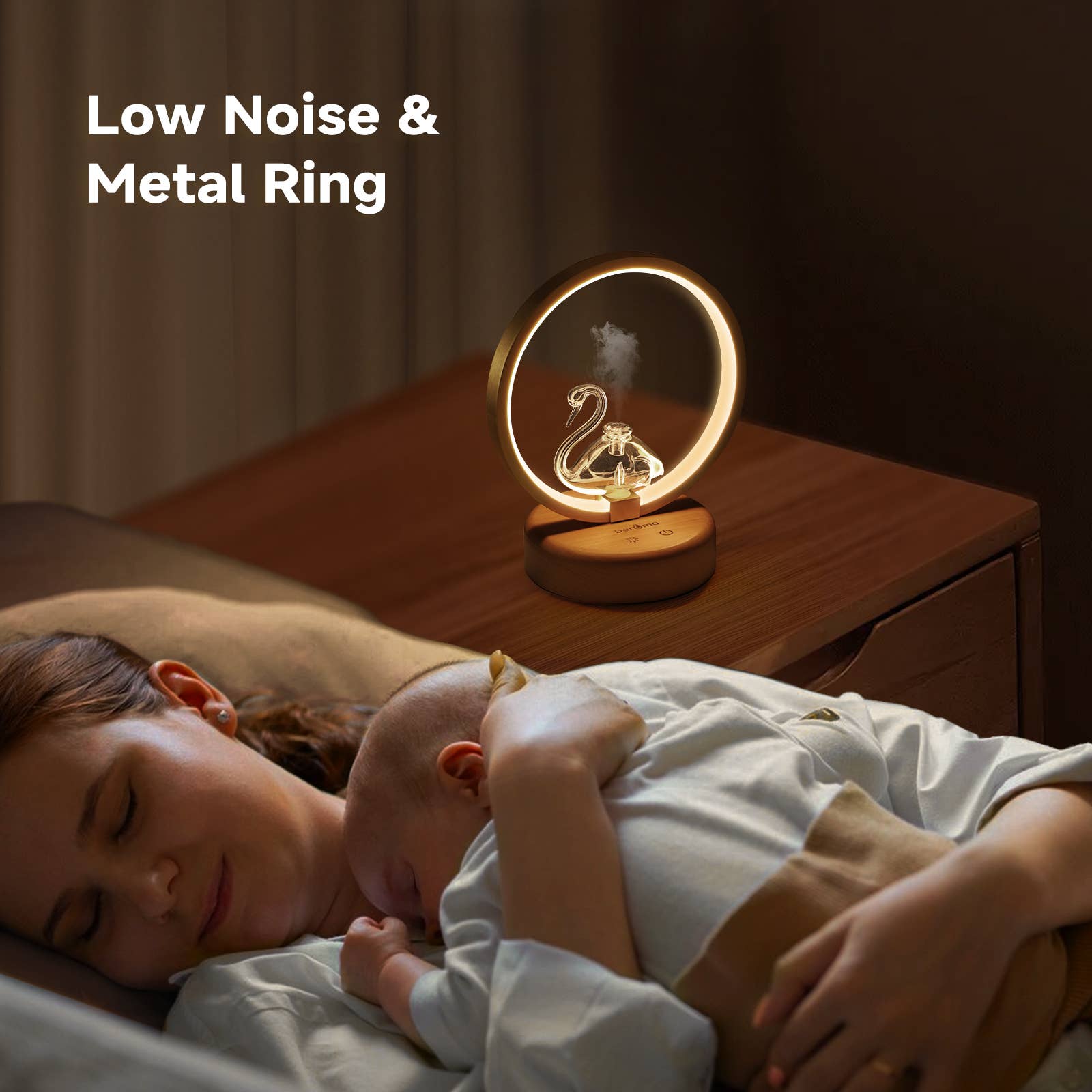 DAROMA - Wholesale Electronic Diffuser - Waterless Handmade Glass-Wood Essential Oil Diffuser9