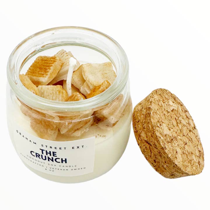 Graham Street Ext. - Wholesale Jar/Filled Candle - The Crunch Dessert Candle2