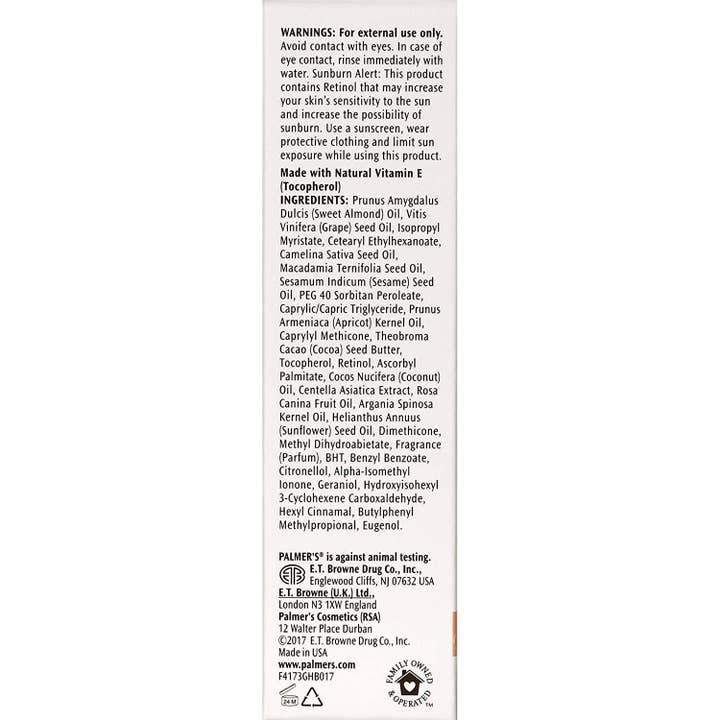 KT Supply - Vente Huile pour le visage - Huile thérapeutique pour le visage Palmer's Cocoa Butter Formula, 1 oz